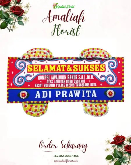 Papan Bunga Ucapan Selamat Dulang